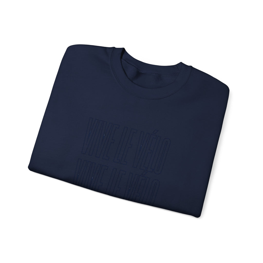 Vive le Vélo Crewneck Sweatshirt | Cycling Tour de France Style