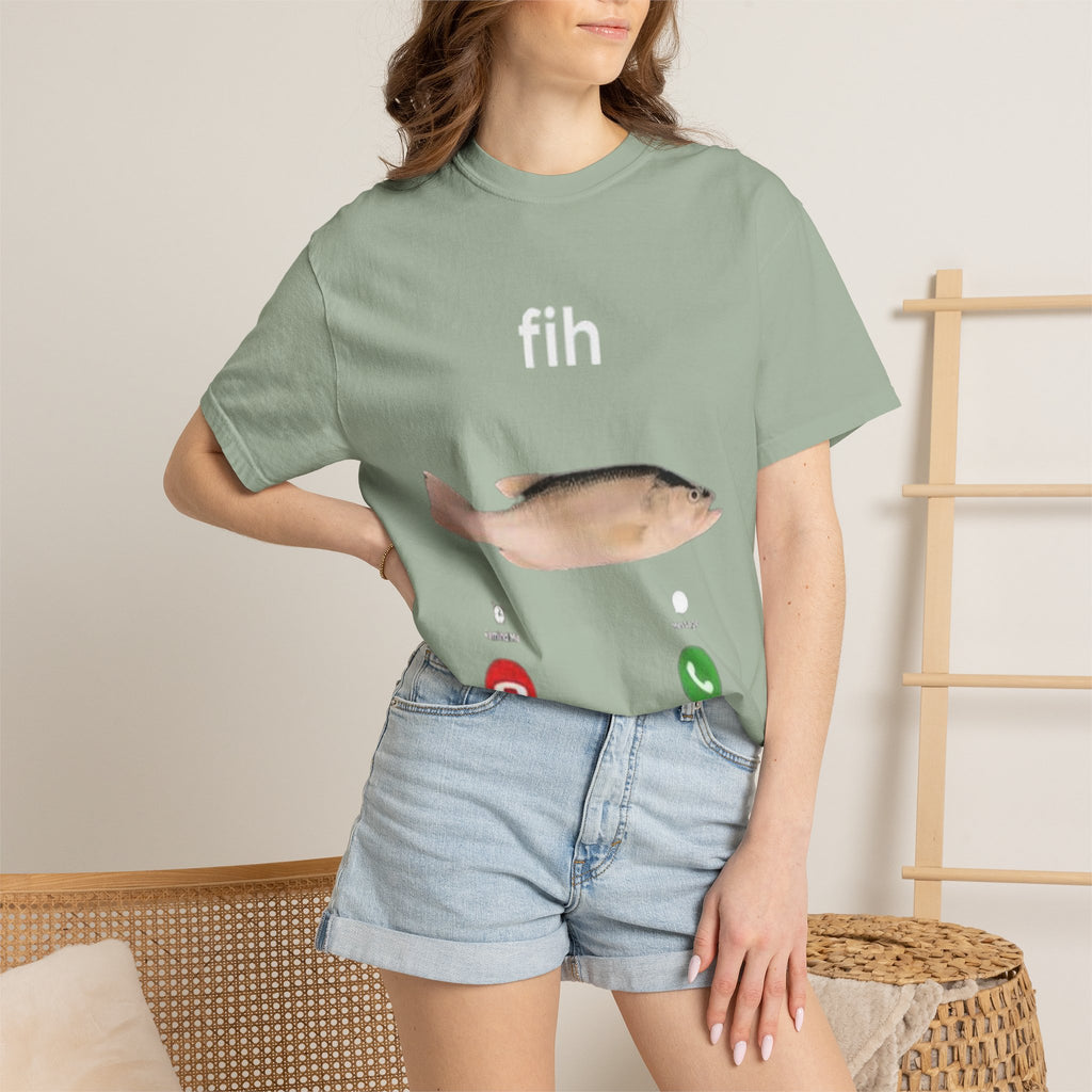 Fish Incoming T-Shirt — Funny Incoming Call Graphic Tee