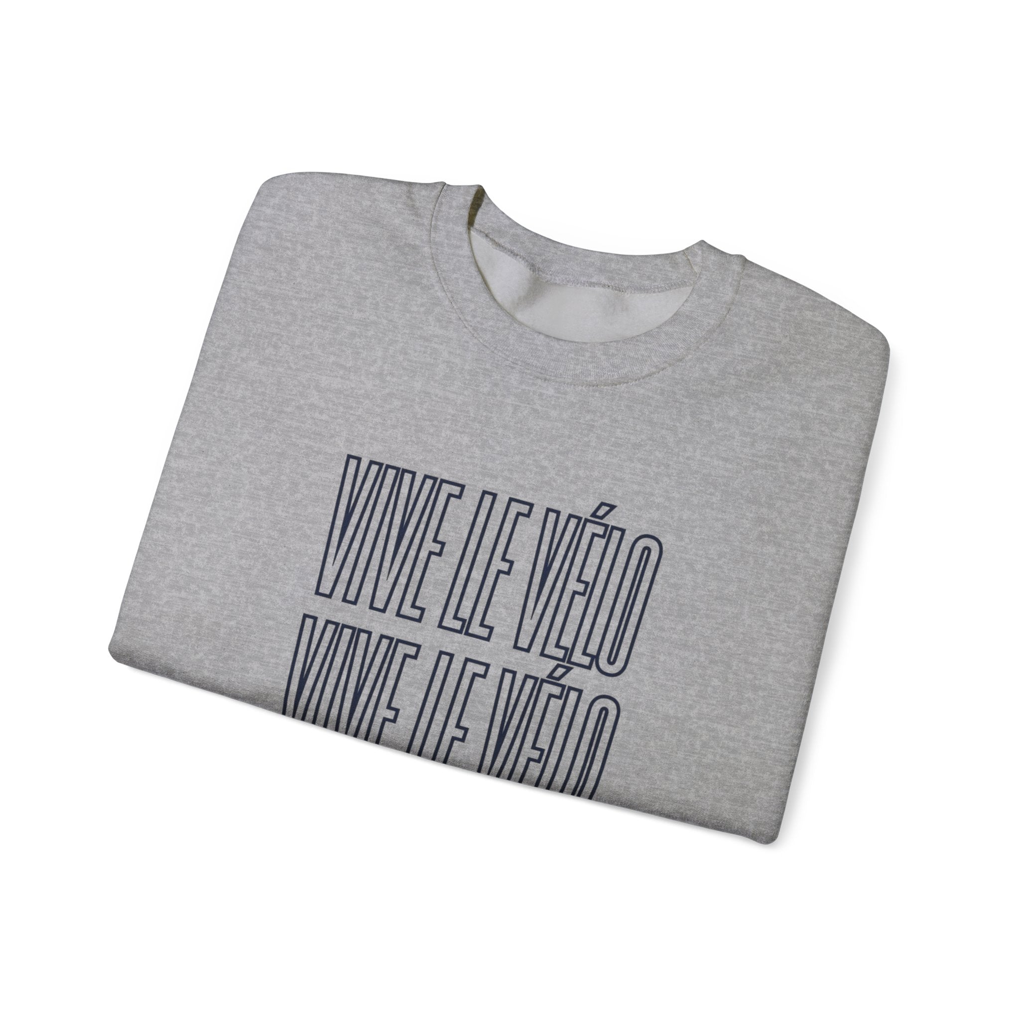 Vive le Vélo Crewneck Sweatshirt | Cycling Tour de France Style
